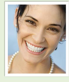 stock photo of a woman smiling